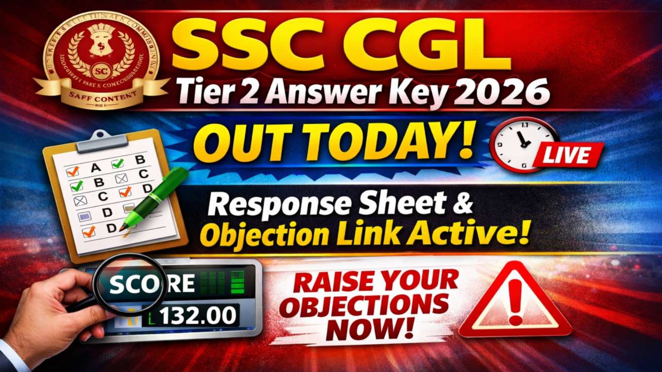 SSC CGL Tier 2 Answer Key 2026