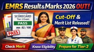 EMRS Result and Marks 2026