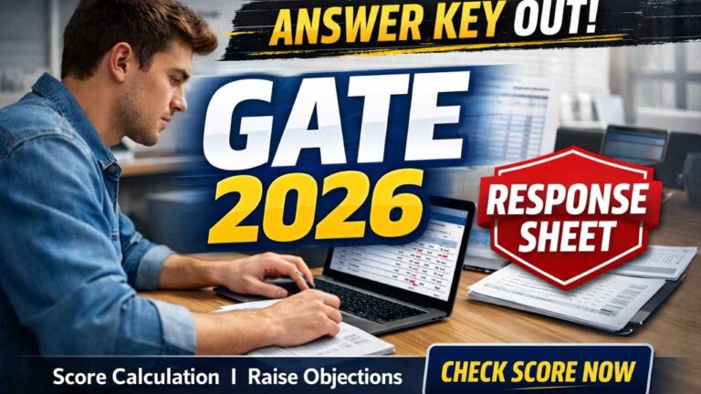 GATE Answer Key 2026