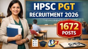 HPSC PGT Recruitment 2026