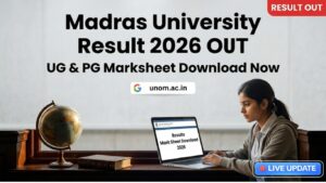 Madras University Results 2026