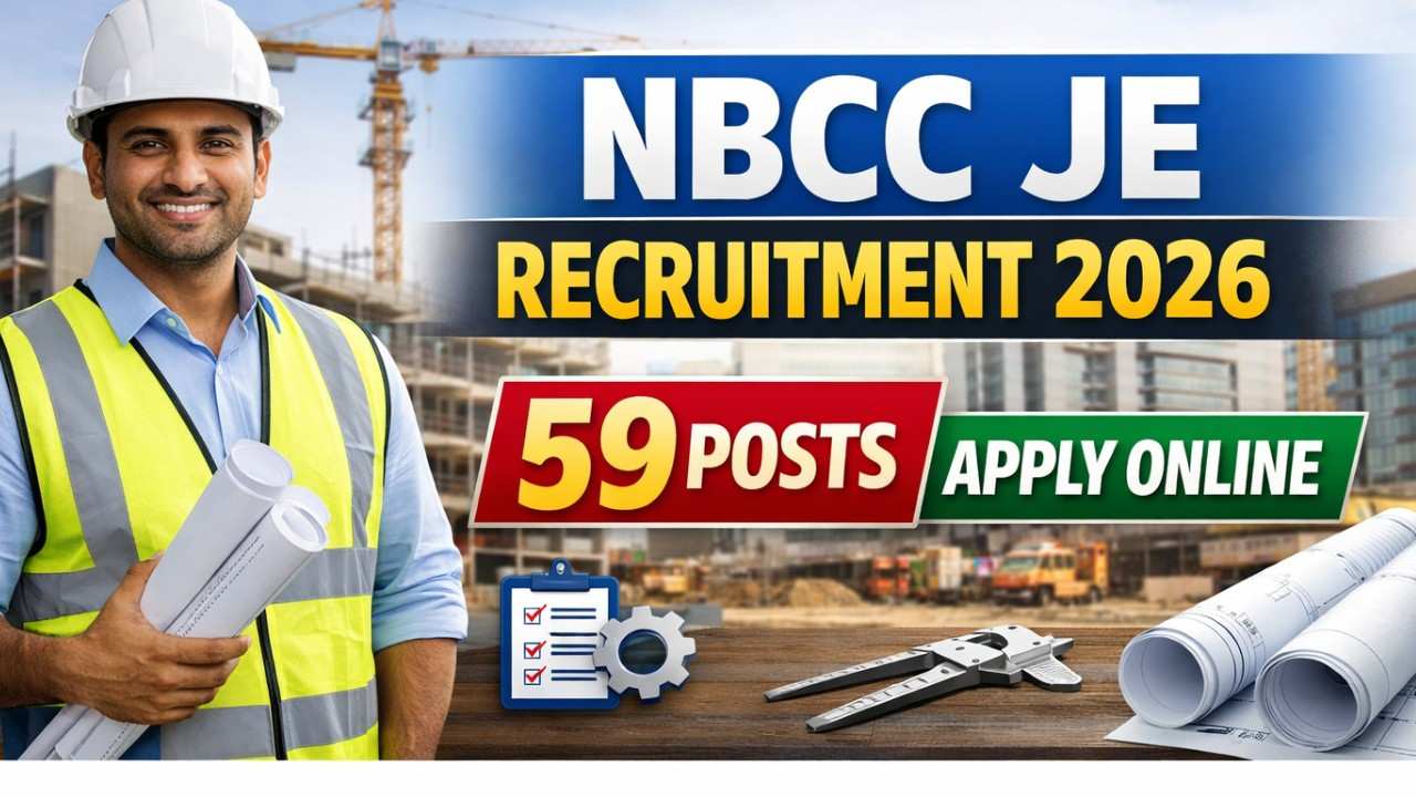 NBCC JE Recruitment 2026