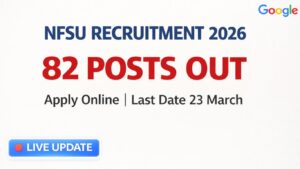 NFSU Recruitment 2026