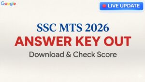 SSC MTS Answer Key 2026