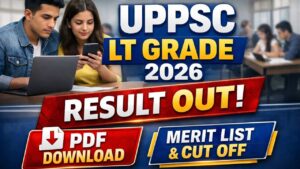 UPPSC LT Grade Result 2026
